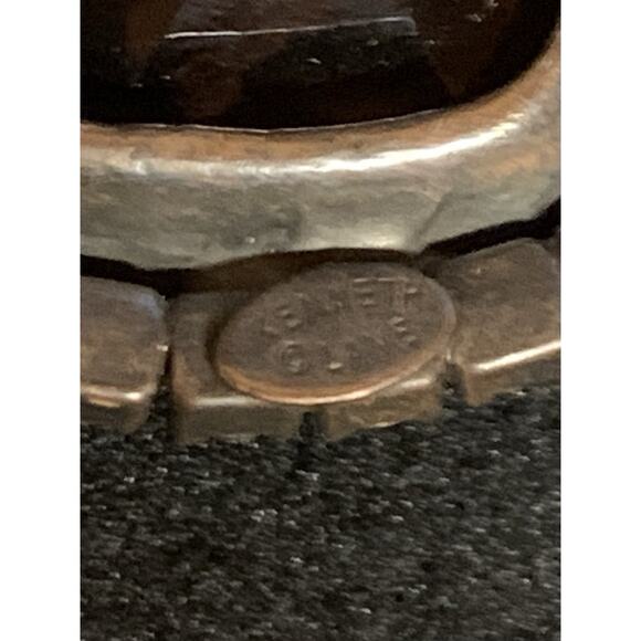 Kenneth Lane Pendant Purple Large Stone w/ Rhinestones Vintage 1960-1970's - Picture 7 of 7